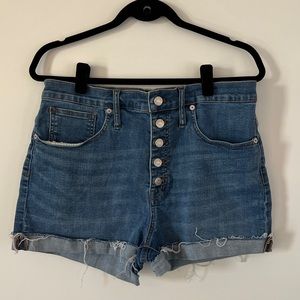 MADEWELL denim shorts sz 30